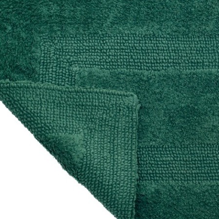 Hastings Home 100-percent Cotton Bathmat 24x60 Long Bathroom Runner, Reversible, Soft, Absorbent, Rug, Green 418549YSC